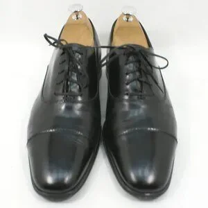 Salvatore Ferragamo \'Remigio\' Cap Toe Oxford Black Leather Size 8.5 D DD314A Salvatore Ferragamo | Shoes | Salvatore Ferragamo Remigio  main image 2